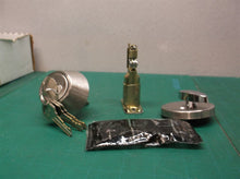 defiant brushed silver deadbolt with keys