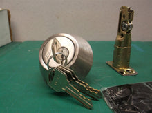 defiant brushed silver deadbolt with keys