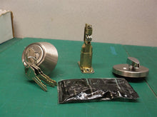 defiant brushed silver deadbolt with keys