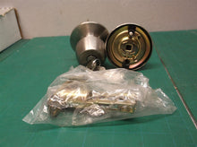Defiant Nickel door knob with keys