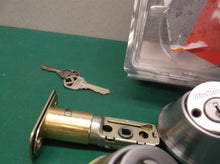Kwikset Security Deadbolt Satin Chrome Double Cylinder Deadbolt w some hardware