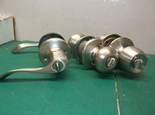 assorted silver door knob parts no keys