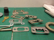 assorted door lock parts