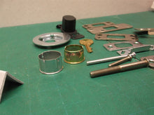 assorted door lock parts