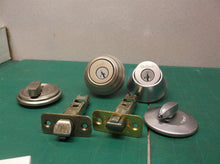 assorted deadbolt & door knob parts