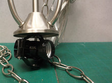 3 light hanging light no globe or top trim plate