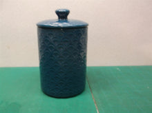 1 10 Strawberry Street Kitchen Canister, Ocean Navy