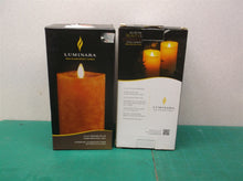SET OF 2 LUMINADA REAL FLAME EFFECT BATTERY POWERED CANDLE