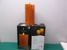SET OF 2 LUMINADA REAL FLAME EFFECT BATTERY POWERED CANDLE
