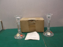 Lenox Crystal Candlesticks ONE WITH BOX & 1 WITHOUT