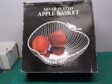Silver Plated Apple Basket, Wm. A. Rogers Apple Basket, Bread Basket,