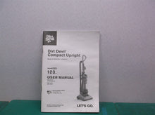 dirt devil ud20120/20121 upright vacuum manual ONLY