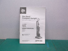 dirt devil ud20120/20121 upright vacuum manual ONLY