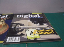 lot of 2 digital machinist magazines vol 4 2009 & vol 3 2008