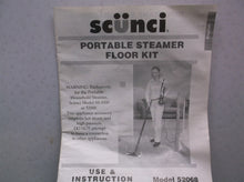 manual only for a SCUNCI STEAMER FLOOR KIT 52068