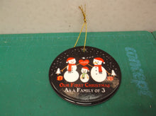 Our First Christmas As A Family of 3 Christmas Ornament 2020