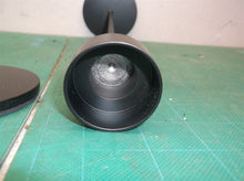 Set of 3 black metal candle holders