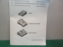 Greenworks 24v li battery charger 29972 cag801 29862 cag812 cag817 manual ONLY