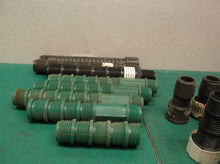 assorted lot of sprinkler riser & adapters