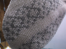 Knit Fair Isle Monogram Christmas Stocking Gray/White R - Wondershop
