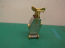 Miniature Timex Clock Golf Bag with Clubs Collectible needs battery