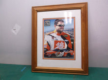 home depot #20 nascar driver Tony Stewart with stamp photo framed