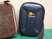 Lot of 2 Case Logic 4 1/2" case/holder- Blue, & Maroon w/design