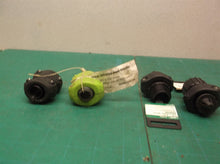 Lot of 4 plastic hose mending connectors
