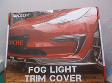 Tesla Model 3 Front Fog Light Trim Cover for All Model 3(Carbon Fiber)
