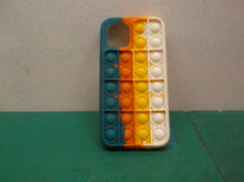 Push Pop Bubble Fidget phone case green orange yellow fits Iphone XSMax-6.2inch