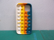 Push Pop Bubble Fidget phone case green orange yellow fits Iphone XSMax-6.2inch