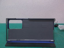 Blue clear view standing cover phone case for samsung galaxy 20/note 20 ultra