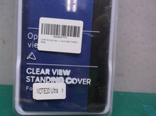 Blue clear view standing cover phone case for samsung galaxy 20/note 20 ultra