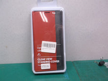 Red clear view standing cover phone case for samsung galaxy note 20note 20 ultra