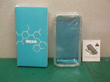 Hocase clear/blue glitter phone case with screen protector fits Iphone 12 Max