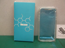 Hocase clear/blue glitter phone case with screen protector fits Iphone 12 Max