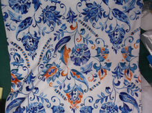 17x17 square pillow cover with floral pattern