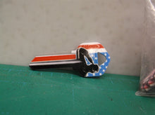 Kwikset KW1-33 Tank Key Blanks, American Flag, Soldier, Bag of 10