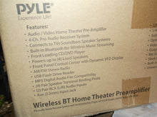 Pyle Bluetooth 4.1 Channel 3000W AM/FM Stereo Receiver PreAmplifier DVD CD USB