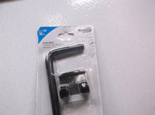 National hardware Cane Bolt 5/8" x 18" & holder only, Black