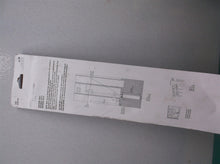 National hardware Cane Bolt 5/8" x 18" & holder only, Black
