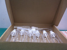 8 100 ml clear spray bottles with funnel & droppers