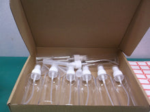 8 100 ml clear spray bottles with funnel & droppers