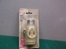 Vintage GE General Electric 2 Socket Pull Chain Current Tap NEW Old Stock