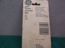 Vintage GE General Electric 2 Socket Pull Chain Current Tap NEW Old Stock
