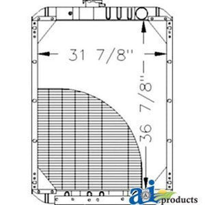 117403A1 Radiator Fits Case IH Combine Models 1688 2188