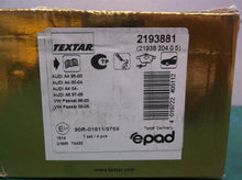 D911 Textar Brake Pads fits Audi A4 A6 Volkswagen Passat