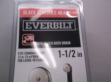 Everbilt EASY TOUCH Bath Drain Brushed nickel Trim