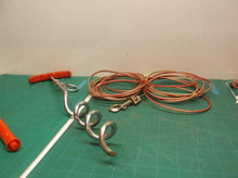 Dog Tie out spike with 2 cables