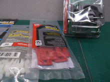assorted cable clips connectors